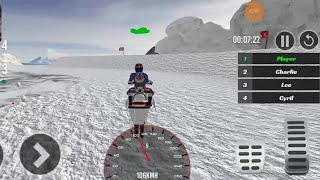SNOW ATV BIKE RACING 2019 BY EXTREME GAMES PRODUCTION || LATEST BIKE RACING ANDROID GAMEPLAY HD screenshot 1