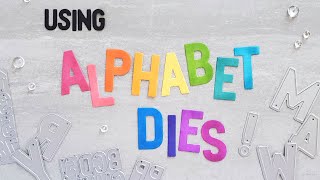 How to Personalize your Cards with Alphabet Dies