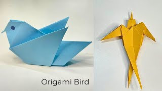How To Make An Easy Origami Bird Sparrow Bird | Origami Artistry