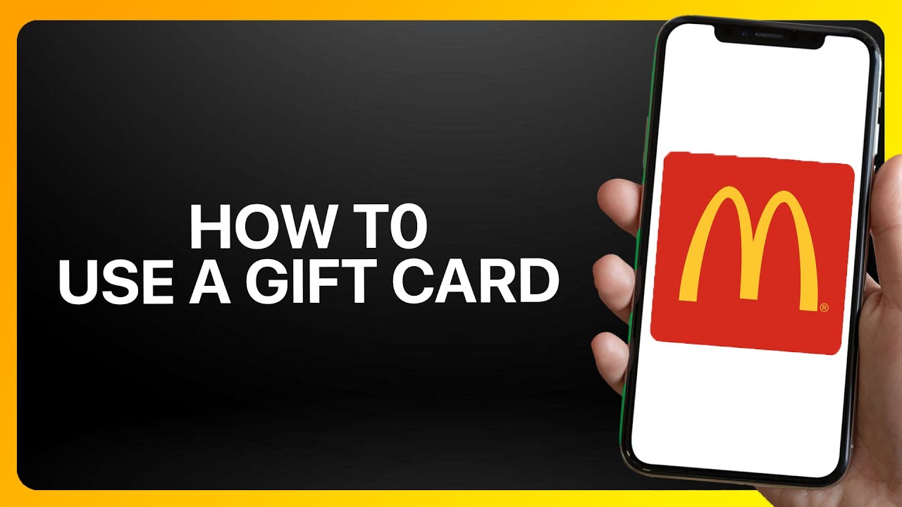 How To Use a McDonald's Gift Card in McDonald's App ! Tutorial