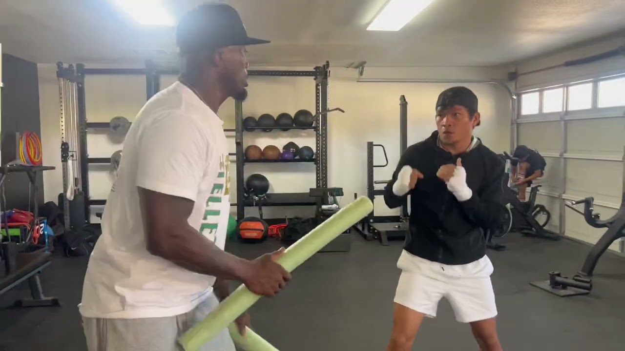 JERWIN TRAIN WITH COACH KAY KOROMA