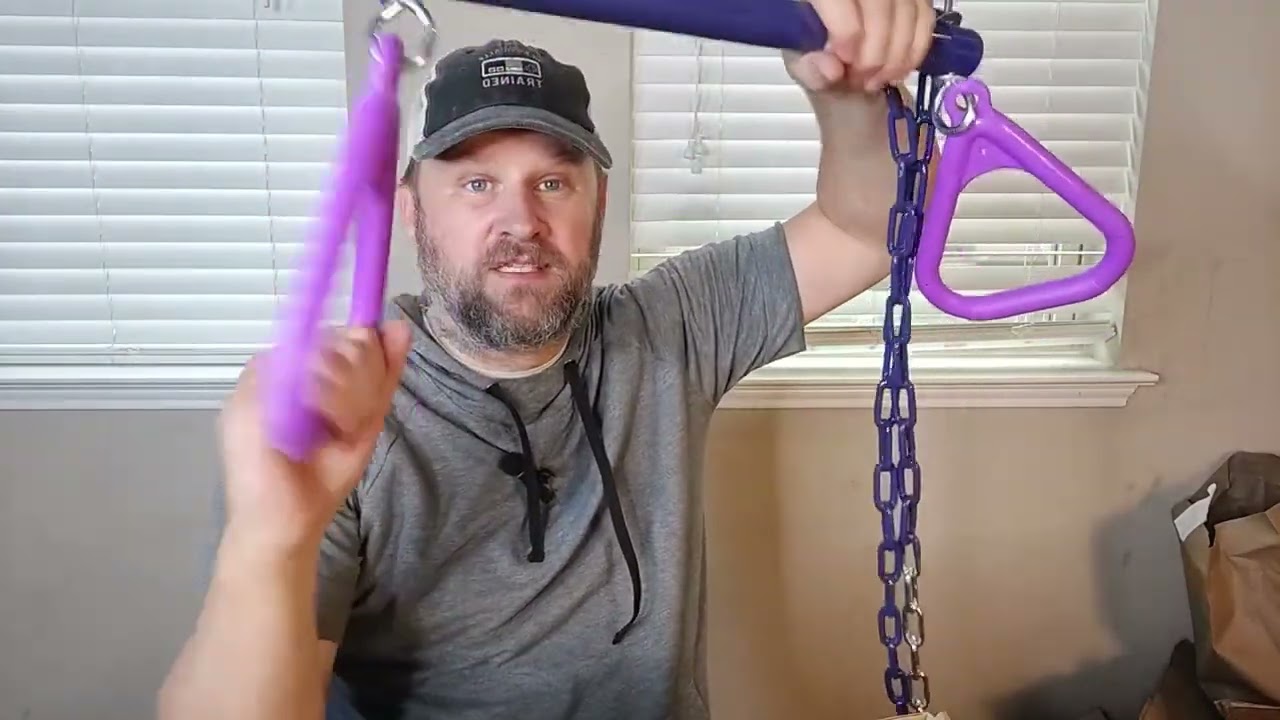 Review of Purple Trapeeze Monkey Bar Swings