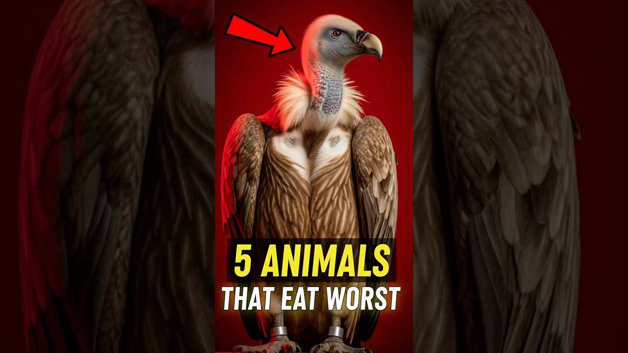 TOP 5 ANIMALS WITH THE WORST DIETS EVER! 🤢🤮 (Seriously Gross!) 