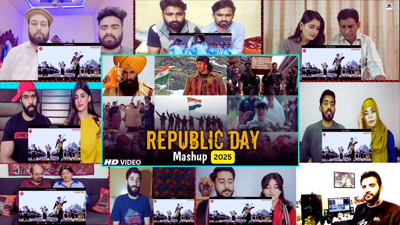 Republic Day Mashup Song Reaction | Desh Bhakti Songs | Patriotic Songs 2025 | Republic Day Parade