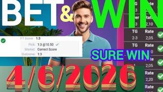 Correct Score Tips & Predictions Today | 4/6/2026| Expert Football Bets & Sure Wins screenshot 5