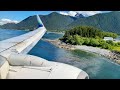 Incredibly Beautiful Sitka Landing – Alaska Airlines – Boeing 737-700 – SIT – N619AS – SCS Ep. 652