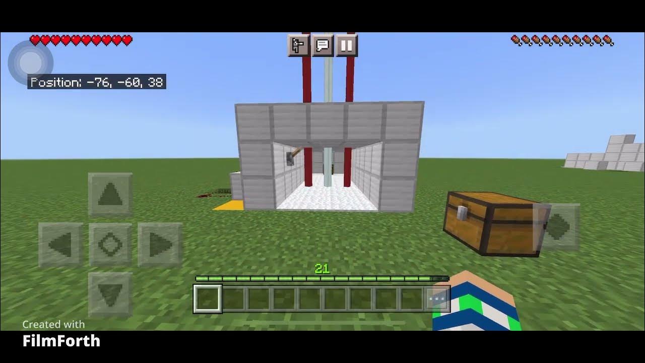 How to Build a LASER DOOR in MINECRAFT! YouTube