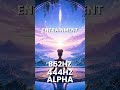10 MINUTES - LASER FOCUS BRAIN HACK | 852Hz + 444Hz + Alpha #braintraining #focus #meditation