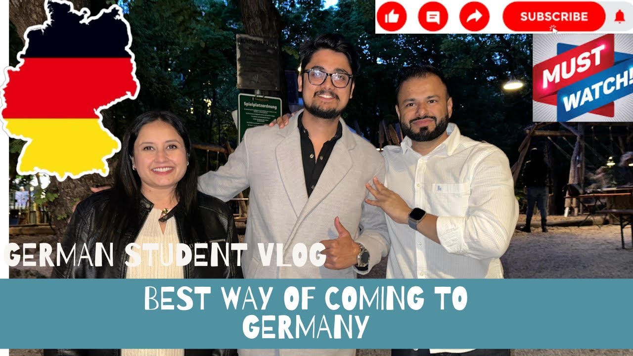 BEST WAY OF COMING TO GERMANY | EASY PROCESS HANDELING | INDIAN STUDENT IN GERMANY VLOG |