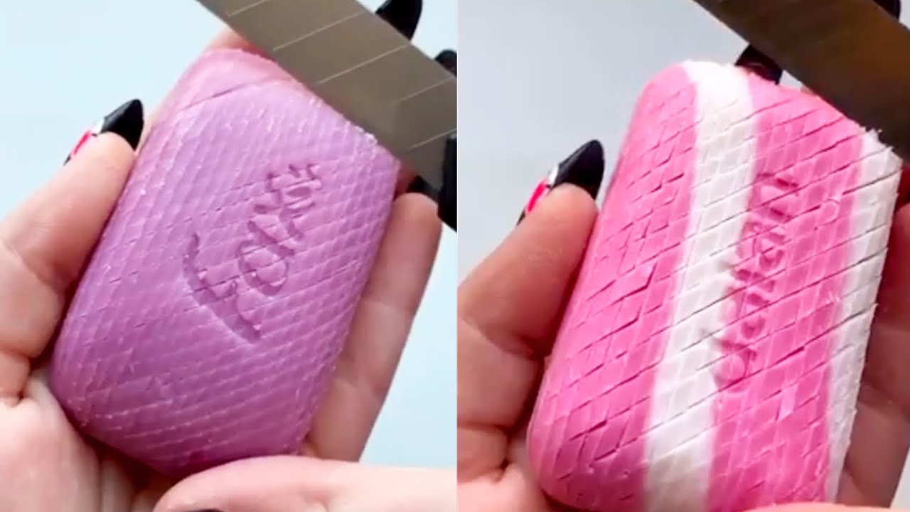 Satisfying Soap Cutting ASMR 🧼 Relaxing & Crunchy Sounds