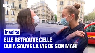 Elle retrouve celle qui a sauvé la vie de son mari