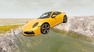 Objetos perigosos e acidentes de carro - BeamNG drive