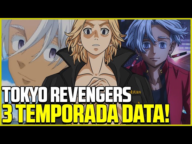 TOKYO REVENGERS 3 TEMPORADA DATA DE LANÇAMENTO! 