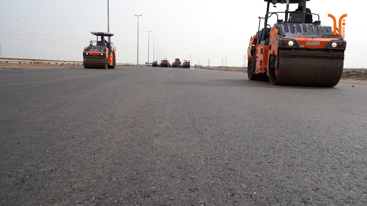 سهل العراق: إنجاز يتجاوز 60% في مشروع طريق (بصرة - فاو) وافتتاح مراحل جديدة قريباً #المربد