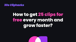 How to get 25 free clips per month in Opus Clip screenshot 4