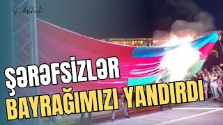 Təci̇li̇ Ermənistanda Aksi̇ya Keçirilir Türk Və Azərbaycan Bayraqlarini Yandırdılar - Vi̇deo