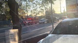 LAFD Rescue 107 + LAPD x2 Responding