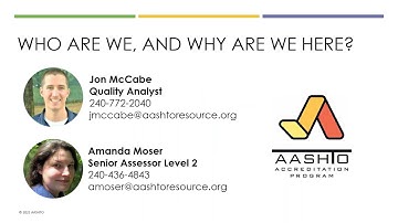 Amanda Moser - Jon McCabe - AASHTO Laboratory Accreditation - NPPC 2021 - S8 NCPP