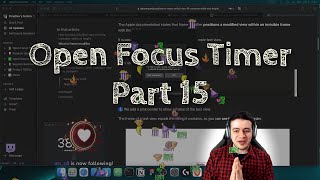 [iOS Dev] Open Focus Timer, pt. 15 | SwiftUI Mobile App Development