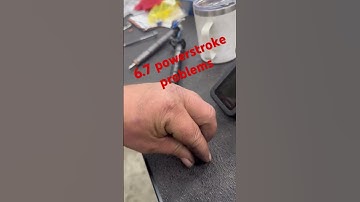 2011 6.7 Powerstroke with a knock and blow by! Injector?! #powerstroke #mechanic #dieselrepair