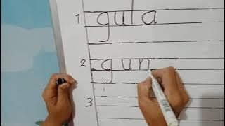 M.17 - Menulis kata dengan awalan huruf 