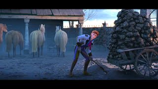 Frozen Fever - Hans Shoveling Horse Poo