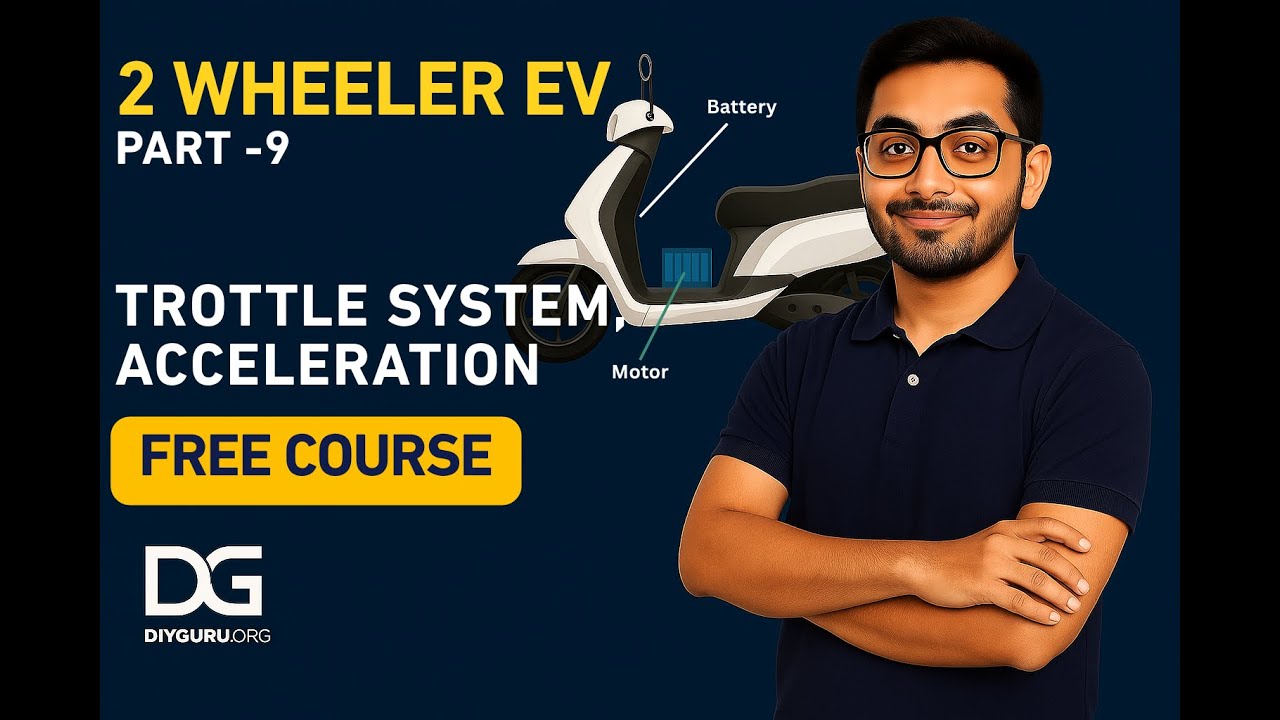 Throttle System in Electric Vehicles | Working, Types & Acceleration Control | DIYguru 2W EV Program