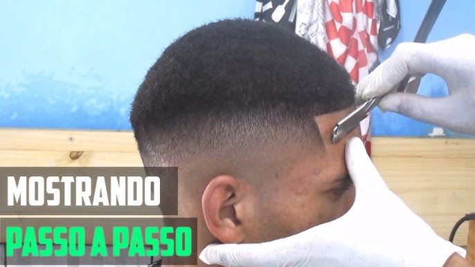 Diferença entre degrade da zero para o navalhado! Saca só?! #barbersho