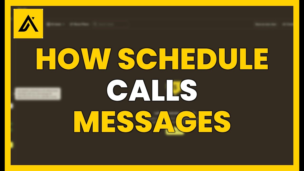 HOW TO SCHEDULE CALLS and MESSAGES with CUSTOMERS in APOLLO IO - YouTube