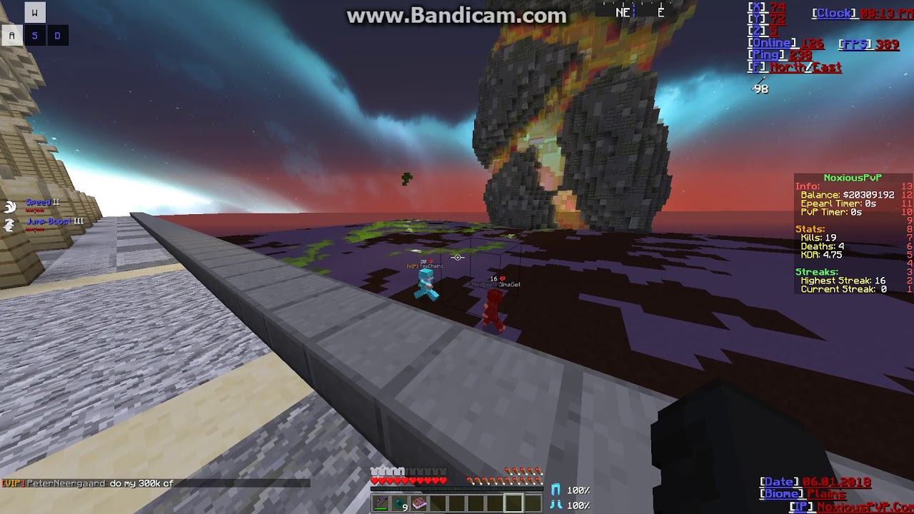 DimaGet Hacks on Noxious PvP!