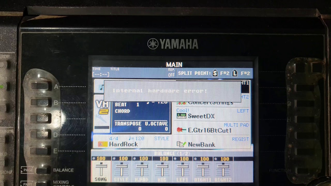 Sửa lỗi Internal Hardware error cho khách Bình Phước