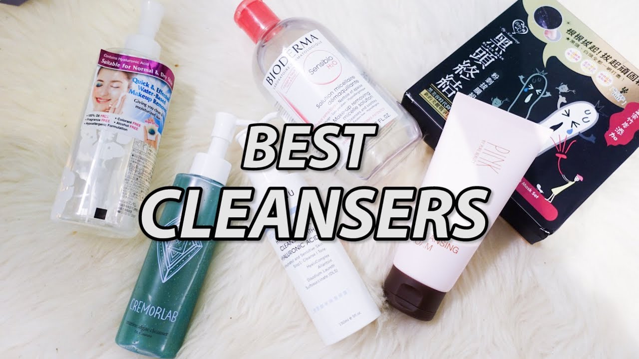 Best Cleansers Double Cleansing for Dry, Oily/Pores, Sensitive Skin (Drugstore Edition) YouTube