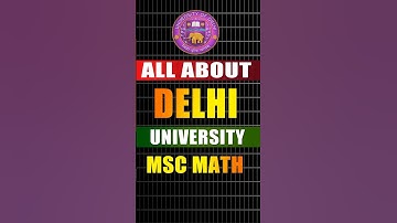 CUET PG 2025 | Delhi University | DU msc mathematics | du cuet pg safe score #shorts