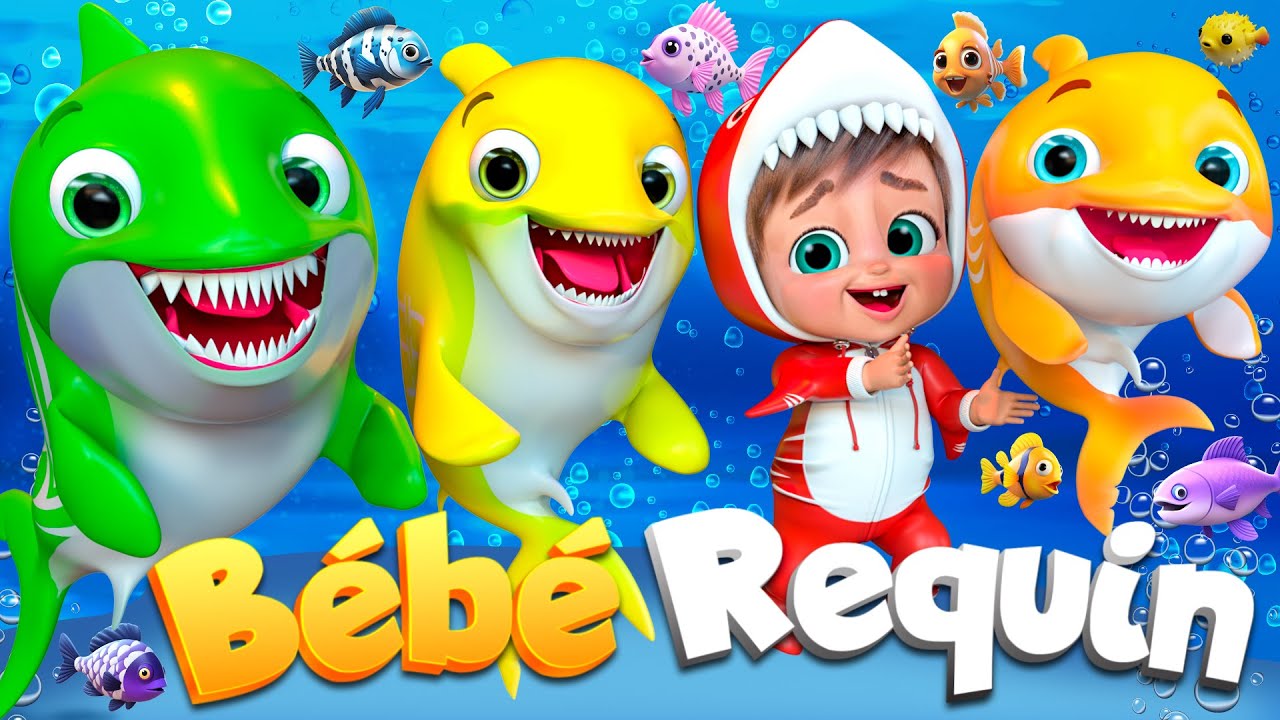 Bébé Requin Rigole et Danse | Comptines Et Chansons | À Bébé Chanson @SuperLucaLEFrancais