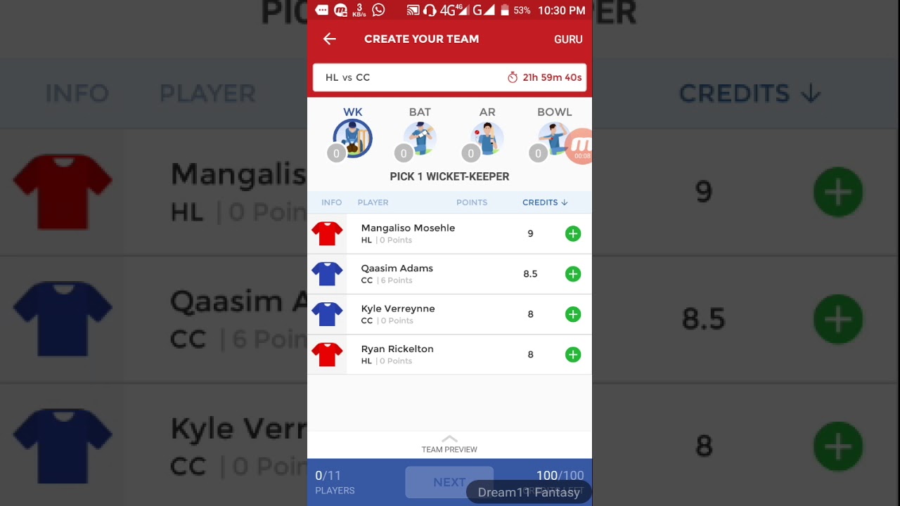 CSA T20 LEAGUE - HL Vs CC