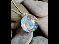 Hologram resin pendant