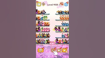 Bird Sort Color Level 4133 #games #gaming #gameplay