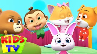 five little babies jumping on the bed loco nuts nursery rhymes and baby songs kids tv