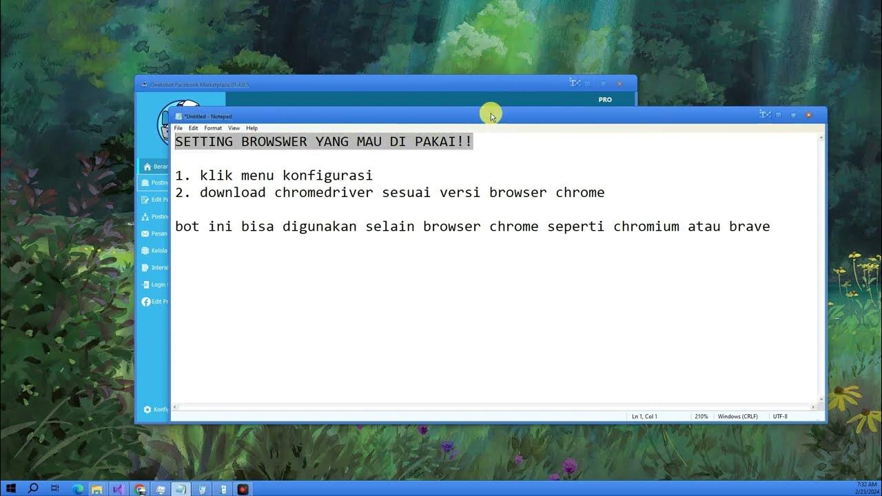 🔵03 TUTORIL SETTING CHROME BROWSER UNTUK DEFAULT TOOLS FACEBOOK CHROME