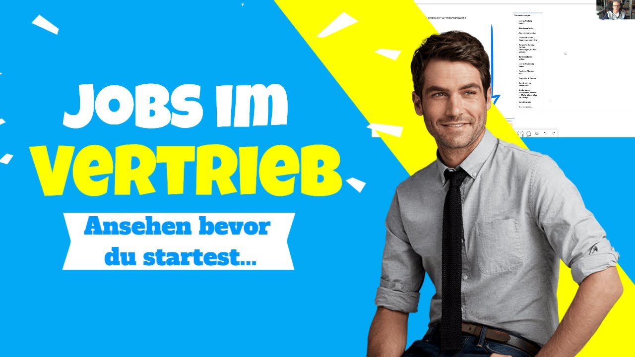 Jobs im Vertrieb ? Unbedingt ansehen bevor du im Vertrieb startest