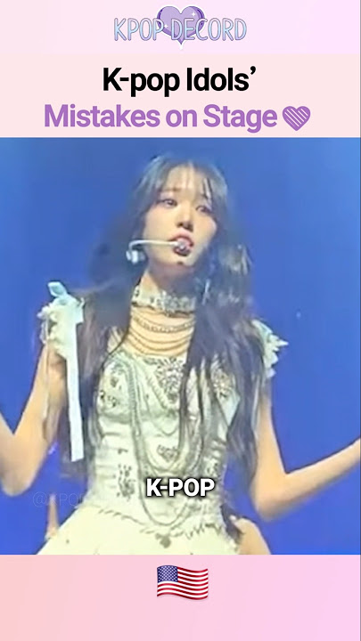 K-pop Idols’ Mistakes on Stage #kpop #shorts
