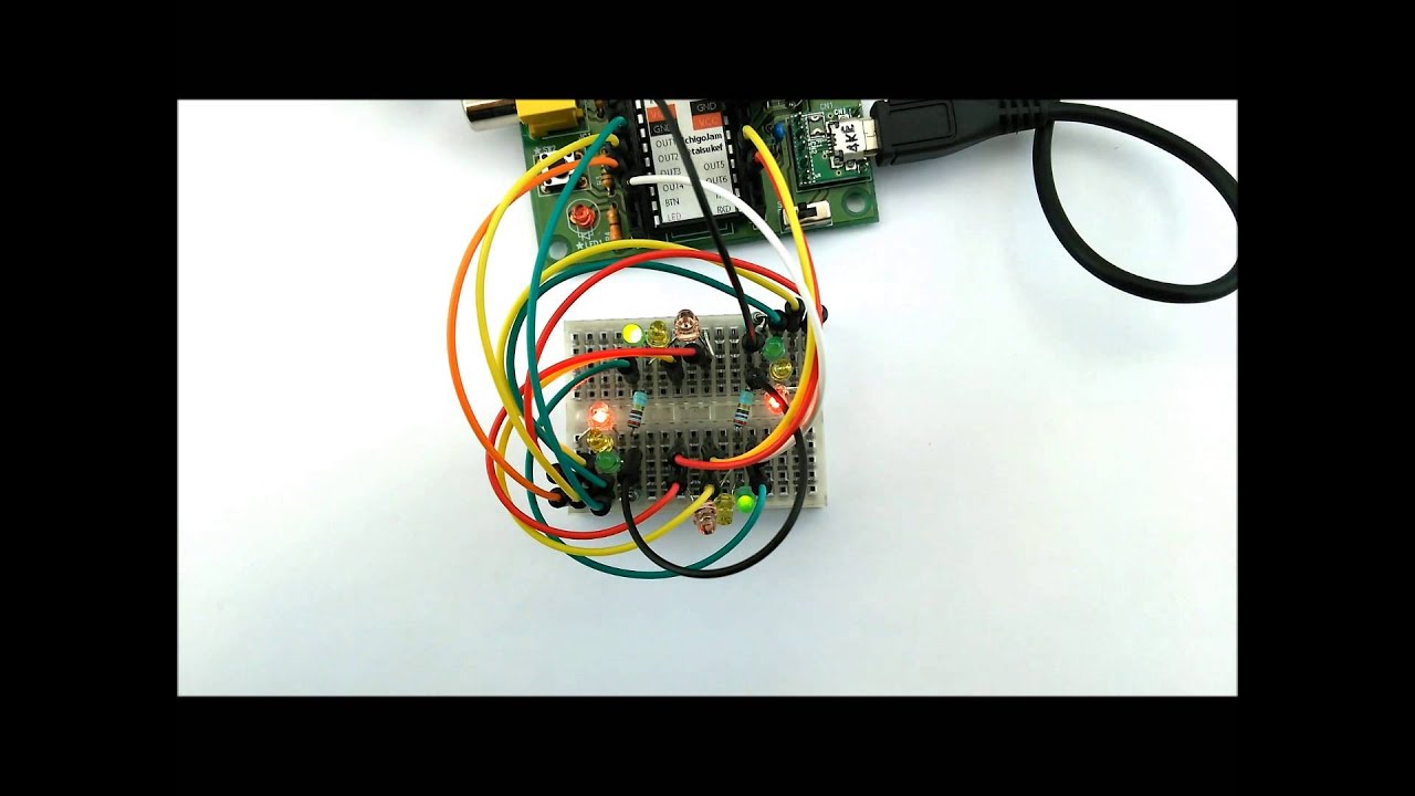 IchigoJam電子工作パーツセット LED信号機 / SIG-jamP