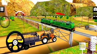 Tractor Trolley Drive Offroad Cargo: Tractor Games: Off-Road Tractor Game🚜: Game Play Android screenshot 4