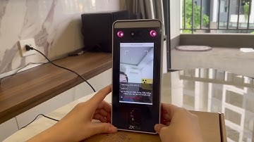 Cách đăng ký máy chấm công và kiểm soát cửa Zkteco V5LP.