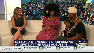 Etta and the Vendetta performing at Levitt at the Falls August 15