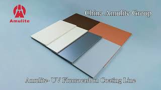 Amulite Fully Automatic Fiber Cement Board UV Fluoracarbon Coating Line