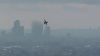 標高317mからの機動飛行　F2,F15,F4（2017年岐阜基地航空祭）