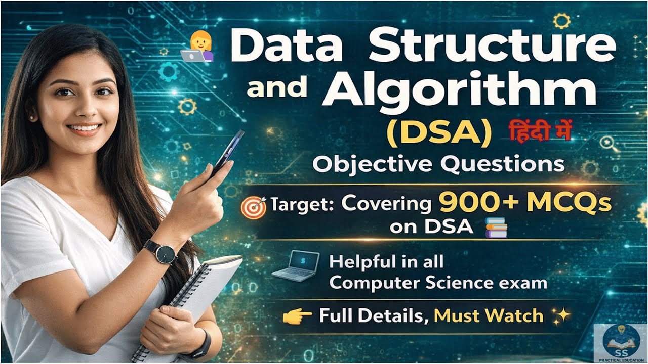 L-6📖 Data Structure & Algorithm MCQs 🔥 | PYQs That Actually Repeat! 😱
