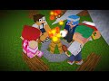 ぷちひなしゅんさんで初めてのキャンプしてみた！-キャンプ生活クラフト【マインクラフト】