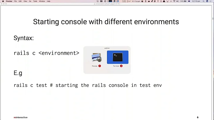 Using the Rails Console